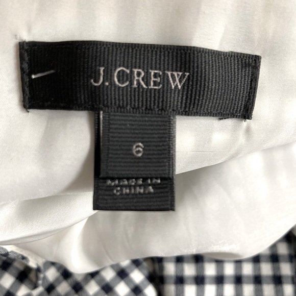 J.Crew V-Neck Seersucker Dress in Gingham Size 6 - Picture 5 of 6